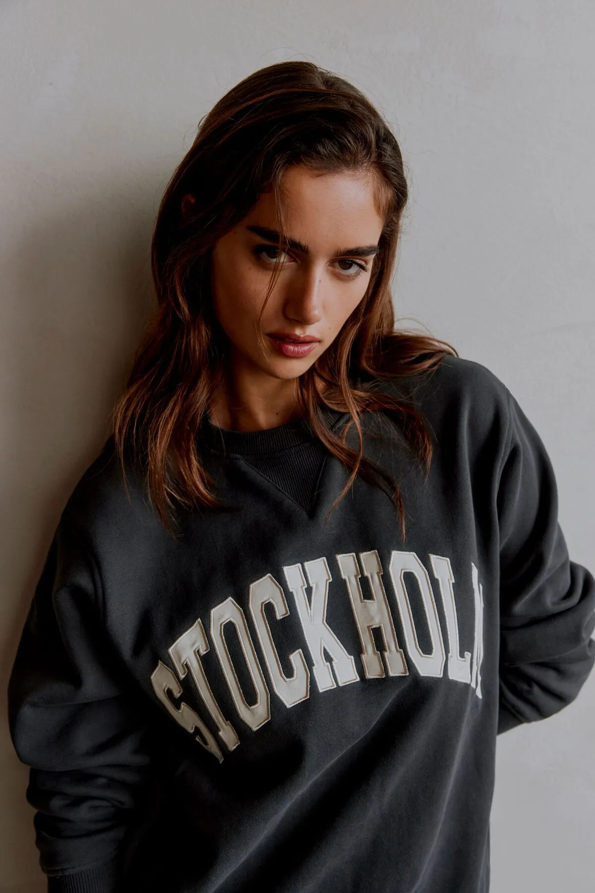 Classic Appliqué Crew Neck Sweatshirt sold by Dynamite