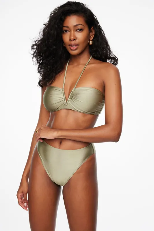 High Waisted Cheeky Bikini Bottom sold by Dynamite