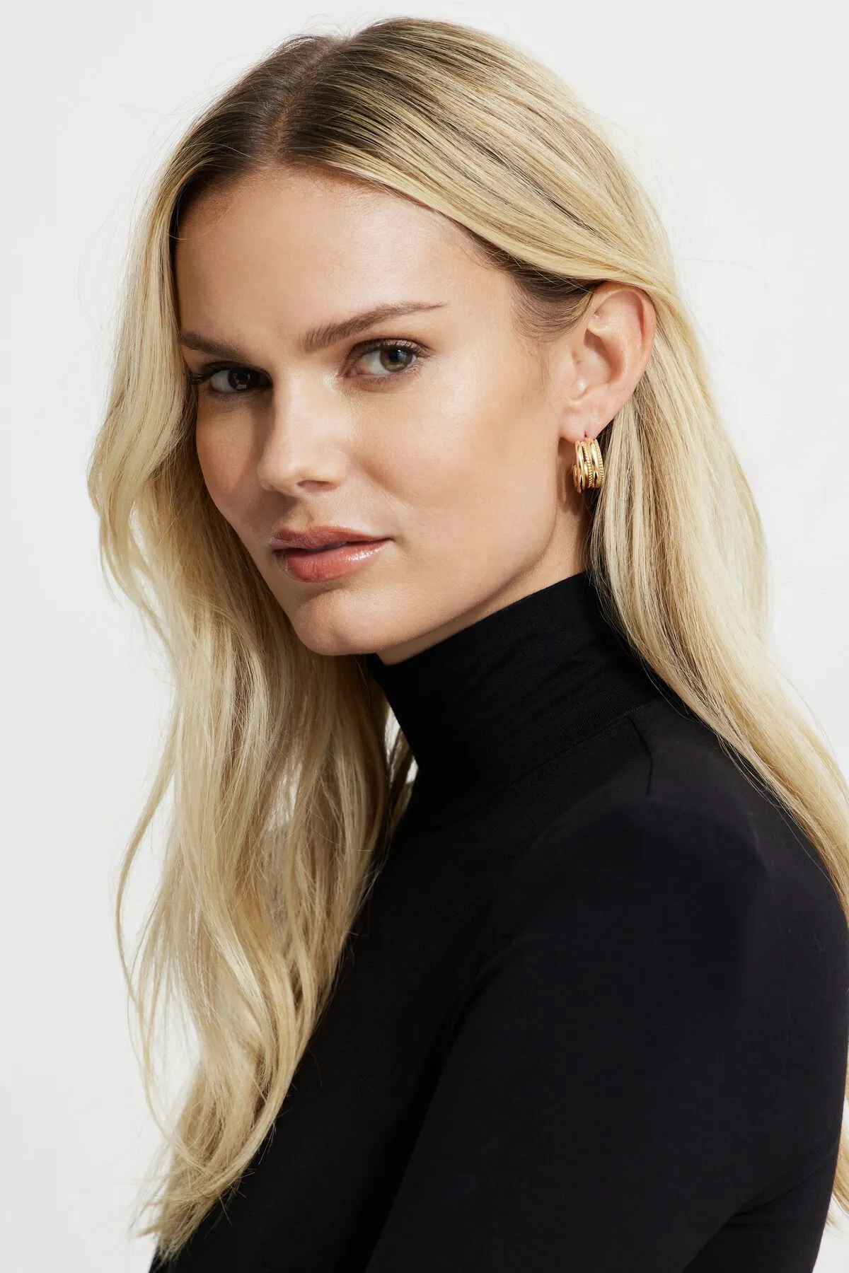 Double Textured Hoop Earrings sold by Dynamite