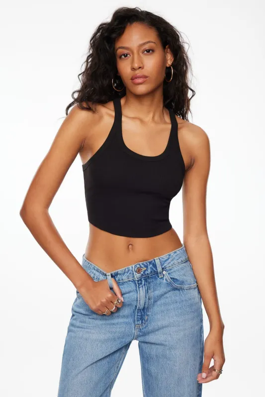 Camden Scoop Neck Crop Top sold by Dynamite