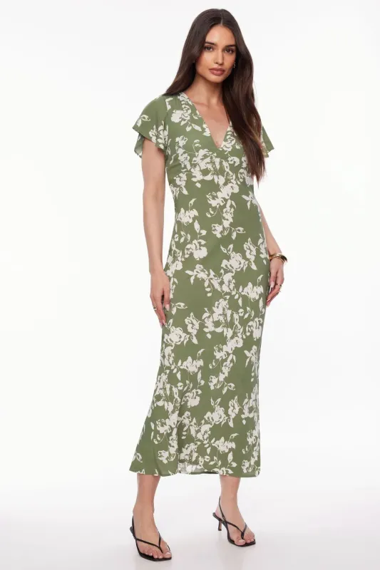 Soraya Floral Maxi Dress sold by Dynamite