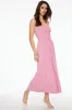 Cami Ruched Linen Maxi Dress sold by Dynamite
