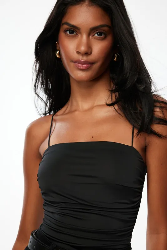 Ruched Tube Bodysuit sold by Dynamite