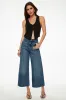 Chloe Ultra Wide Leg Crop Jeans sold by Dynamite