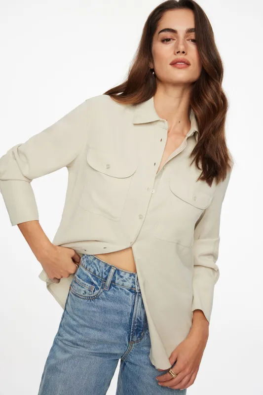 Frida Pocket Shirt sold by Dynamite