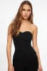 Sweetheart Buttoned Tube Top sold by Dynamite