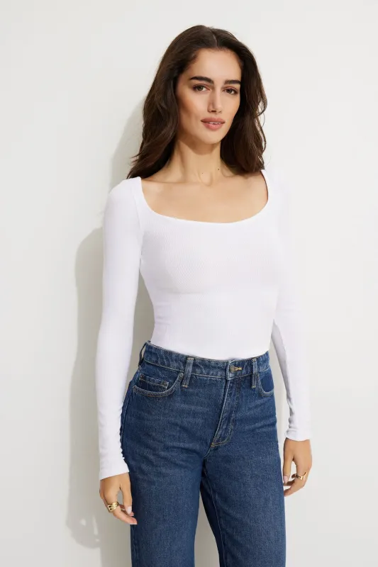 Ophelia Ribbed Long Sleeve T Shirt sold by Dynamite