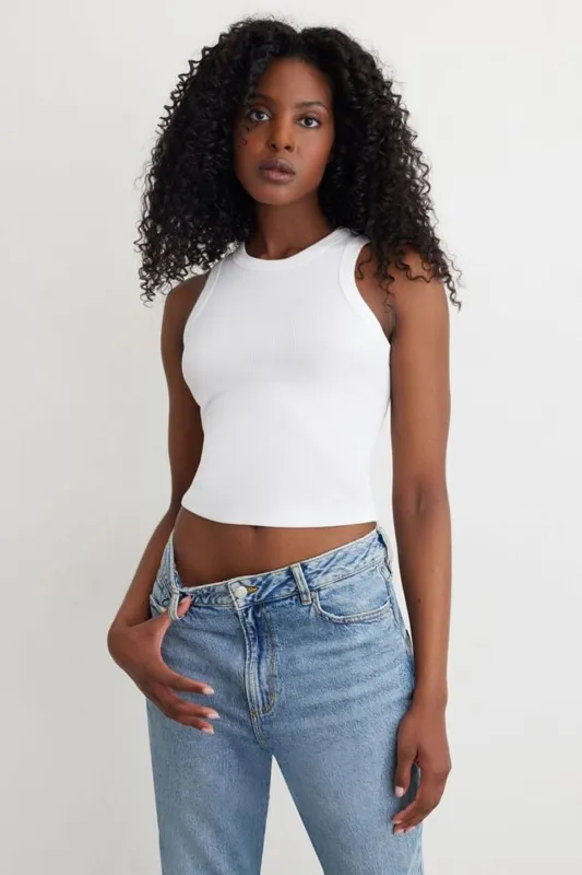 Tedi Ribbed Tank Top sold by Dynamite