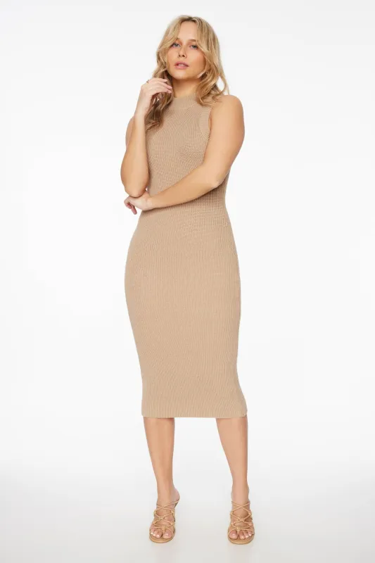 Ribbed Bodycon Midi Dress sold by Dynamite