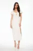 Puff Sleeve Linen Maxi Dress sold by Dynamite