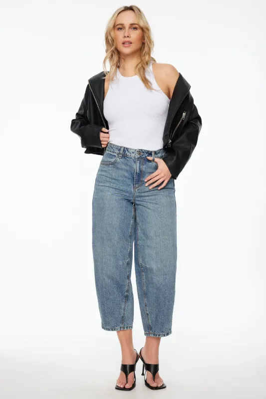Blair Barrel Leg Jeans sold by Dynamite