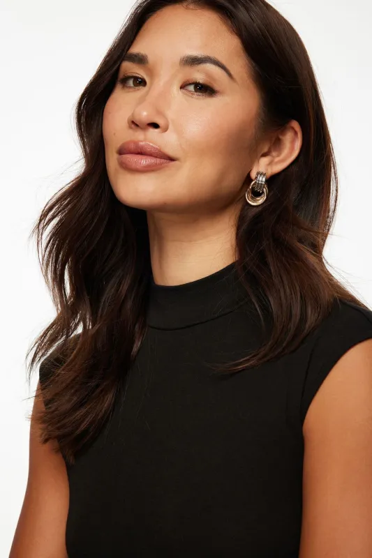 Oversized Door Knocker Earrings sold by Dynamite