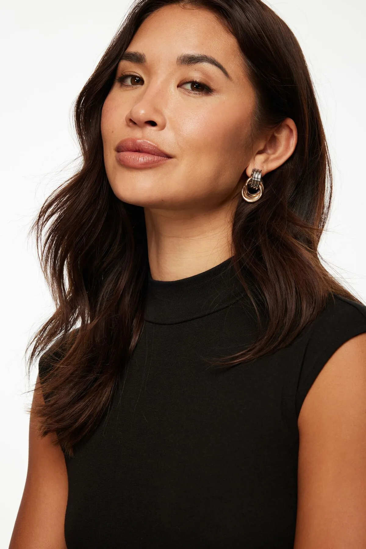 Oversized Door Knocker Earrings sold by Dynamite