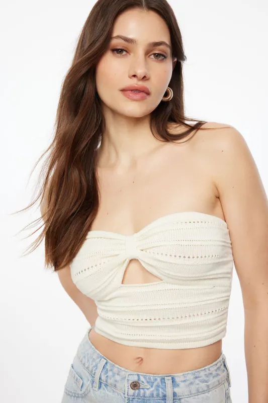 Crochet Tube Top sold by Dynamite