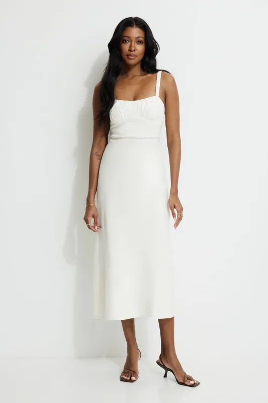 Open Back Midi Dress sold by Dynamite