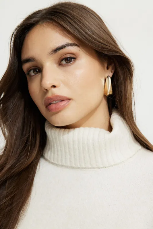 Folded Teardrop Earrings sold by Dynamite
