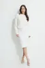 Alana Sequin Lace Midi Skirt sold by Dynamite