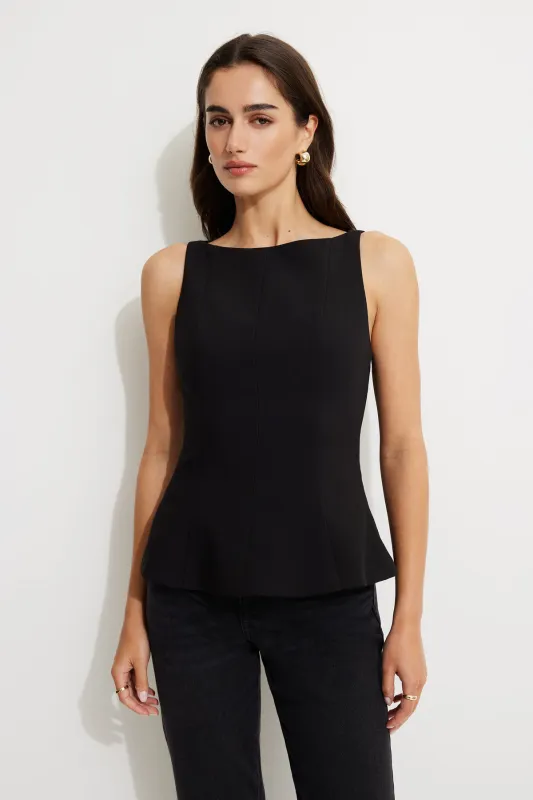 Peplum Sleeveless Blouse sold by Dynamite