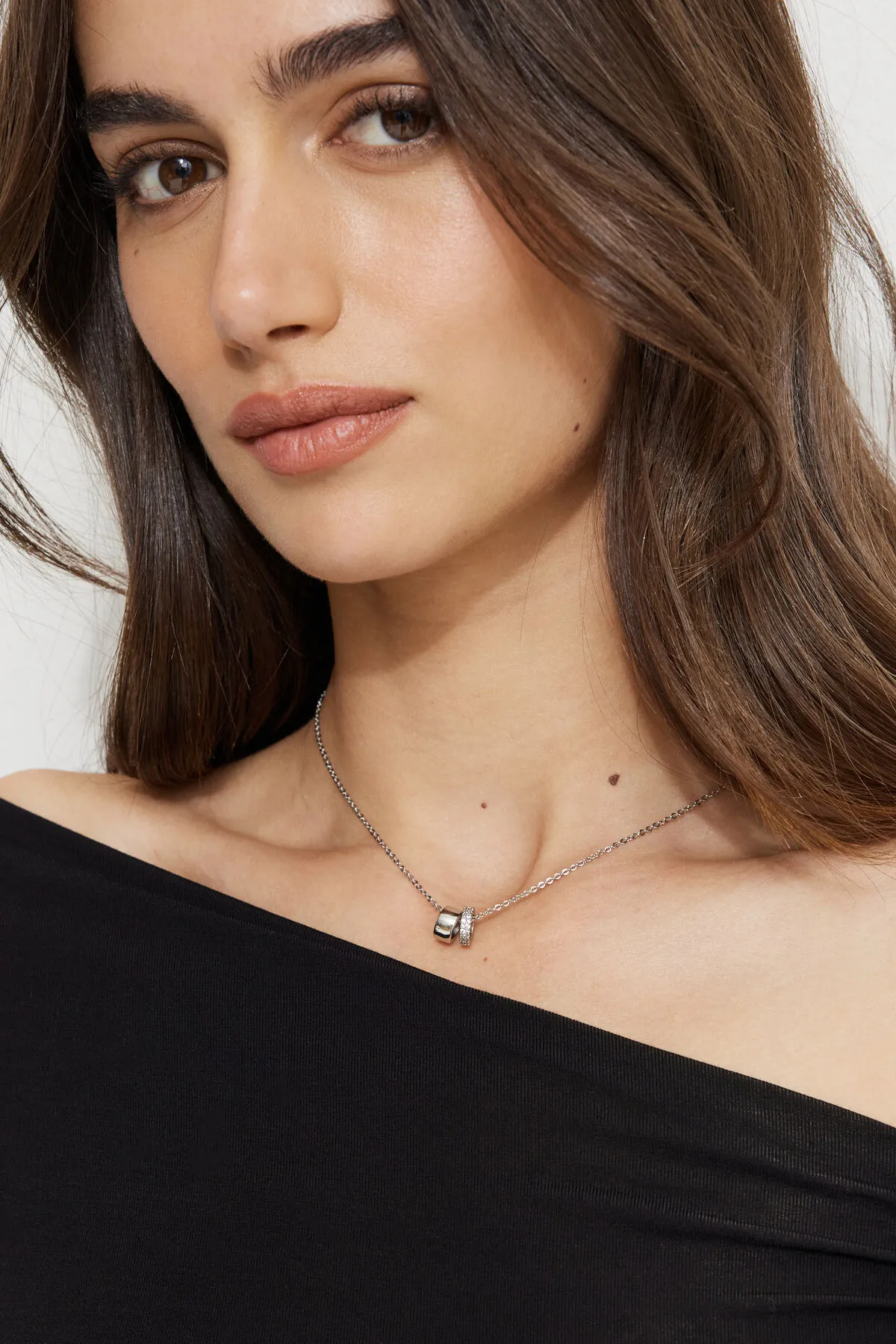 Ring Charm Necklace sold by Dynamite