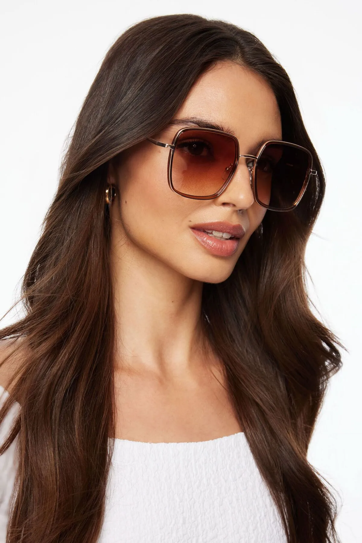 Square Metal Sungalsses sold by Dynamite