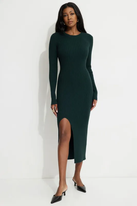 Slit Midi Dress sold by Dynamite
