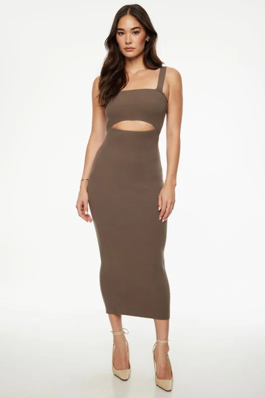 Cut Out Knit Midi Dress sold by Dynamite