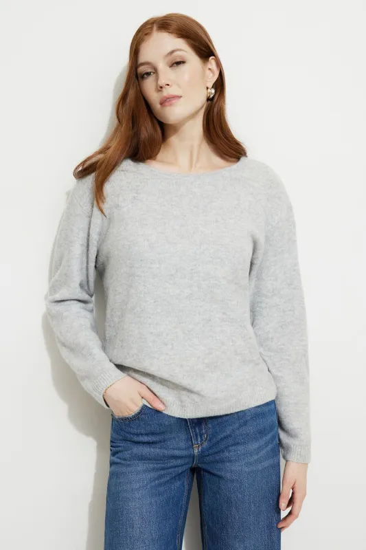 Heavenlyarn™ Open Back Sweater sold by Dynamite