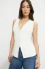 Fitted V Neck Vest sold by Dynamite