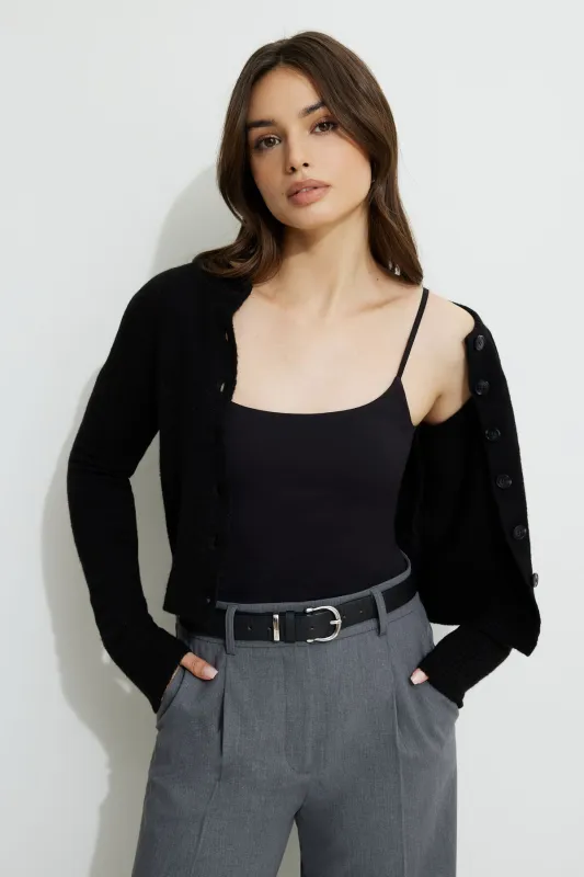 Softform Scoop Neck Cami Top sold by Dynamite