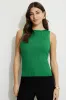 Ribbed Boat Neck Tank Top sold by Dynamite