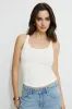 Ribbed Scoop Neck Tank Top sold by Dynamite