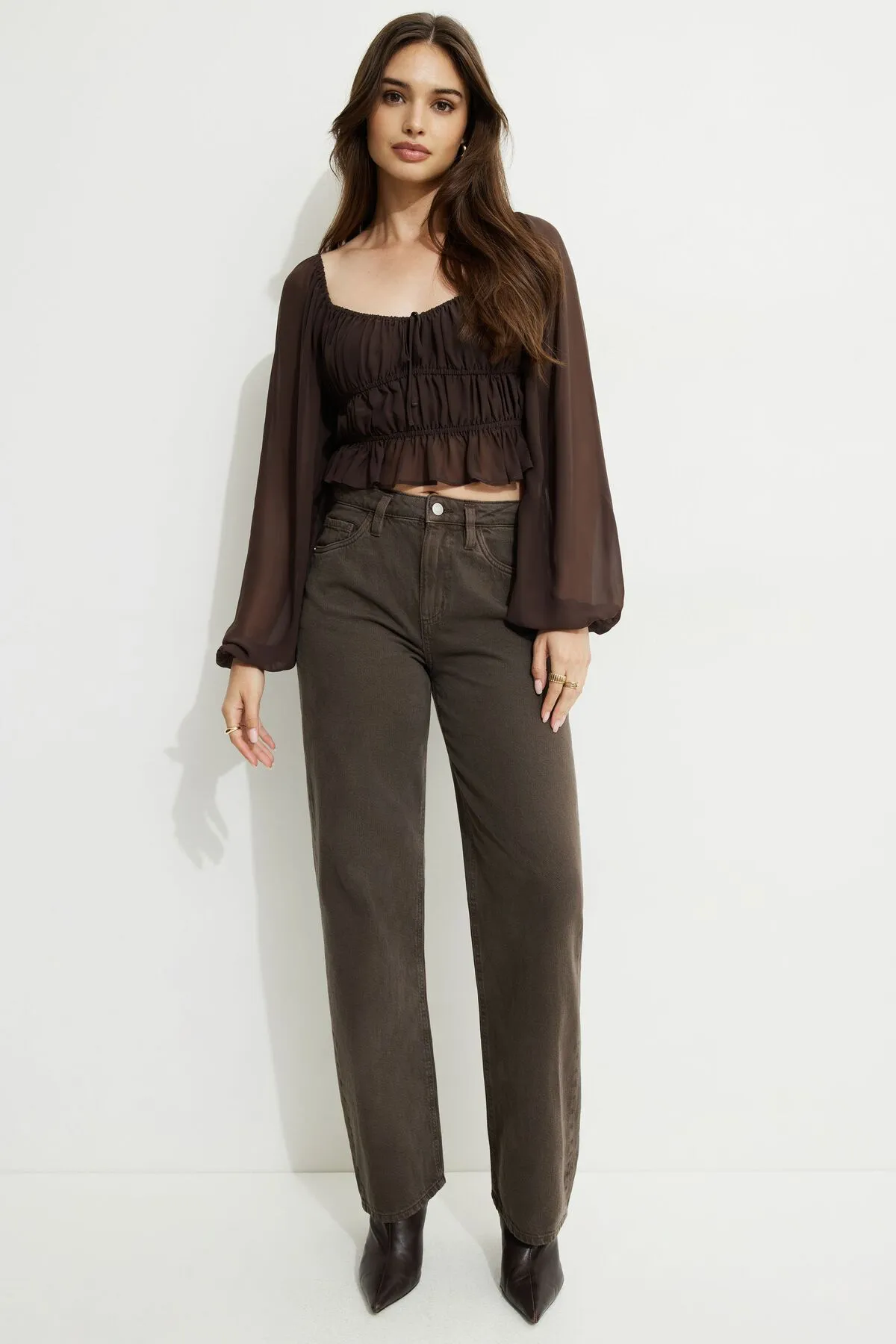 Mika Relaxed Straight Jeans sold by Dynamite