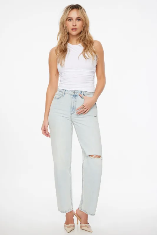 Justina Straight Leg Jeans sold by Dynamite