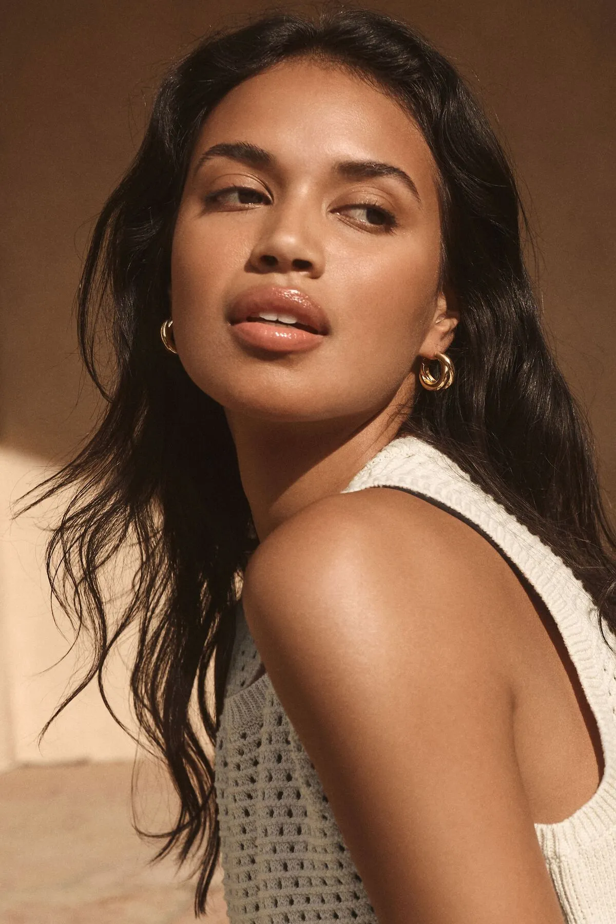 Double Chubby Huggie Hoop Earrings sold by Dynamite