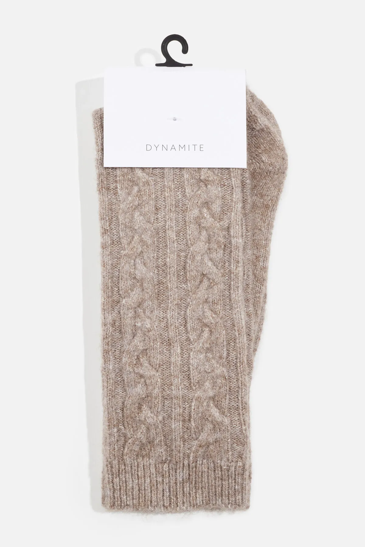Heavenlyarn™ Cable Knit Calf High Socks sold by Dynamite