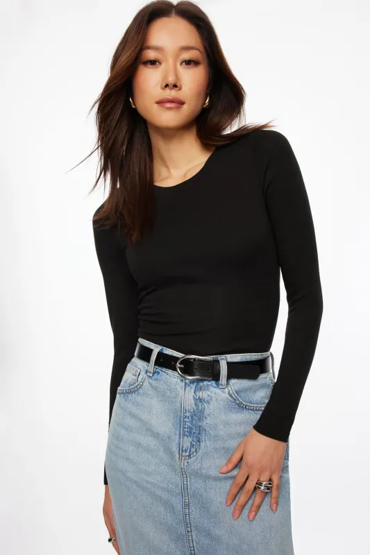 Kyla Jersey Long Sleeve T Shirt sold by Dynamite