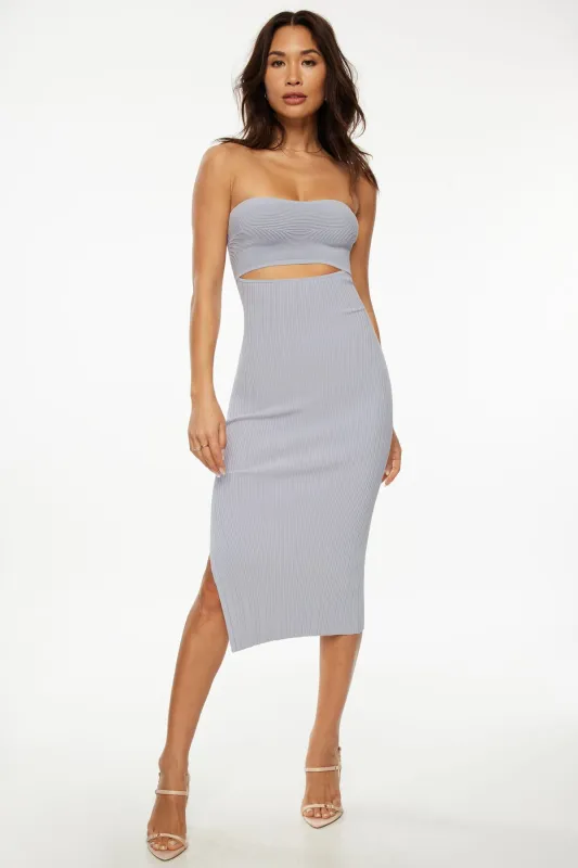 Cutout Midi Tube Dress sold by Dynamite