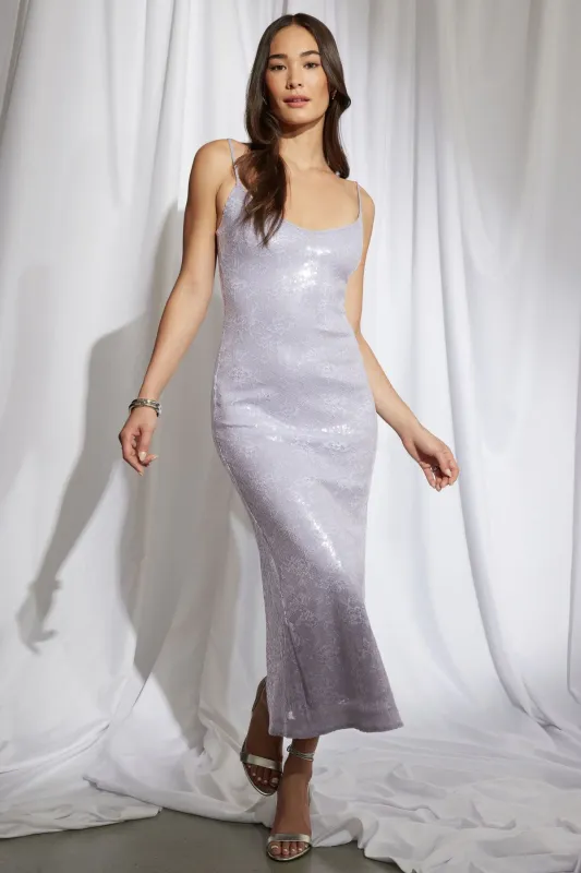 Sequin Lace Maxi Dress sold by Dynamite