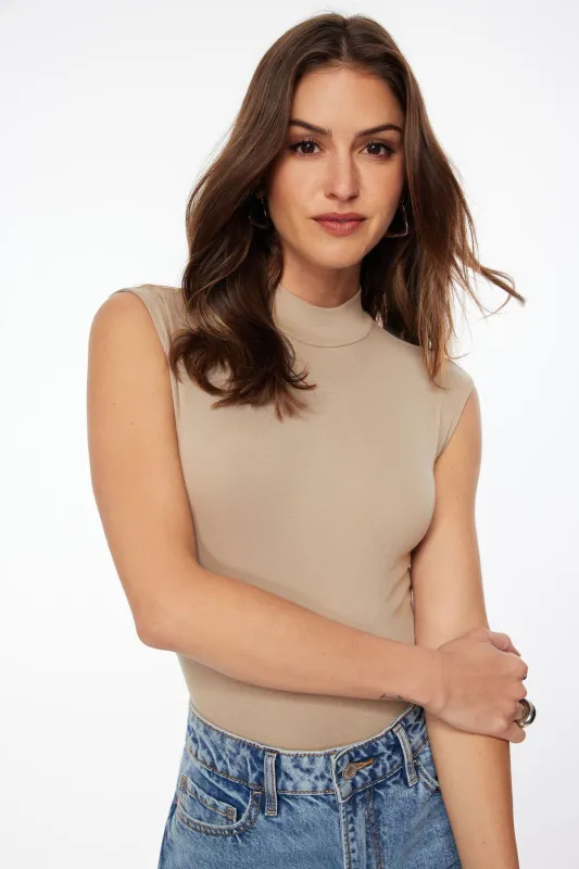Mock Neck Bodysuit sold by Dynamite