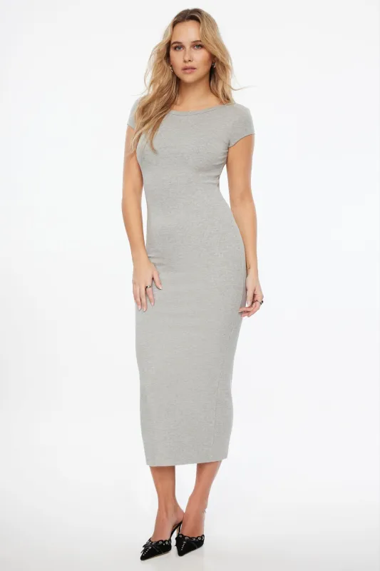 Skye Open Back Midi Dress sold by Dynamite