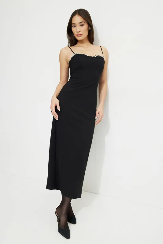 Embellished Sweetheart Maxi Dress sold by Dynamite