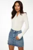 Jersey Long Sleeve Polo Bodysuit sold by Dynamite