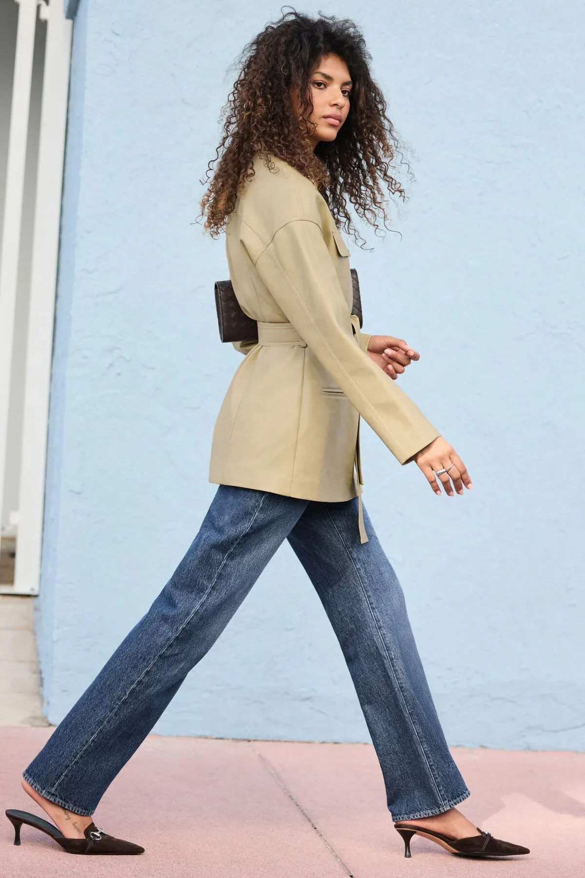 Cara High Rise Straight Jeans sold by Dynamite