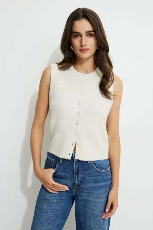 Heavenlyarn™ Crewneck Vest sold by Dynamite