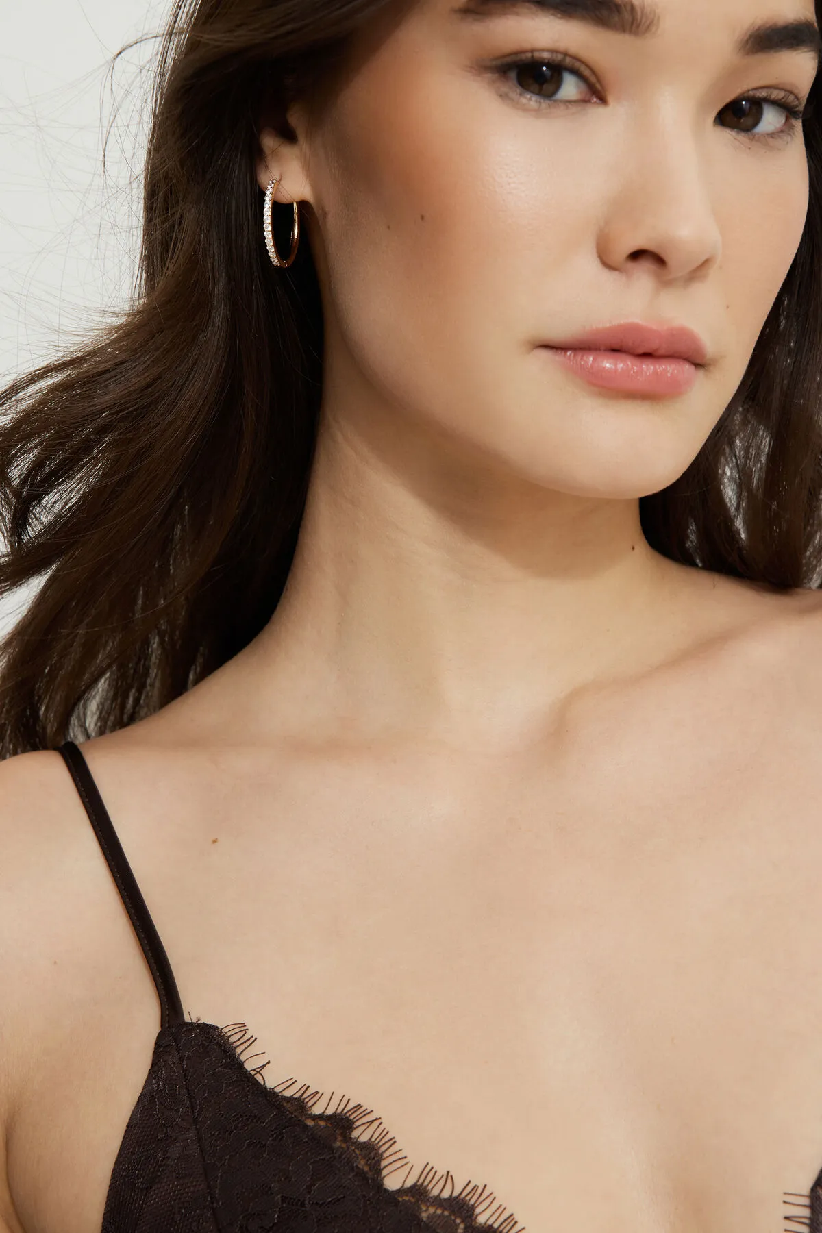 3-Pack Gem Hoop Earrings sold by Dynamite