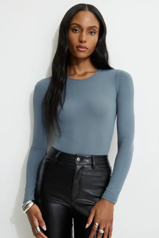 Kyla Sculpt Crewneck Bodysuit sold by Dynamite