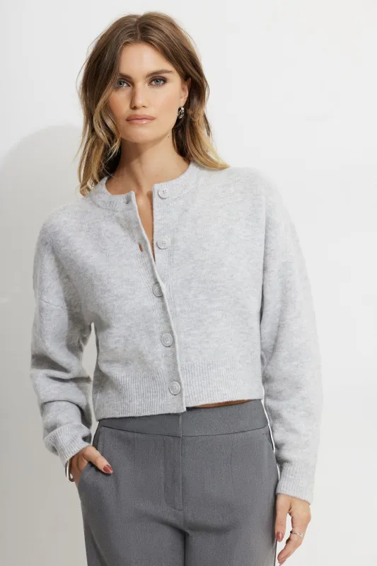Heavenlyarn™ Catherine Crewneck Cardigan sold by Dynamite