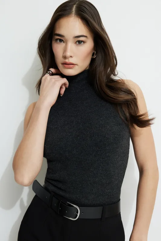 Heavenlyarn™ Mock Neck Tank Top sold by Dynamite