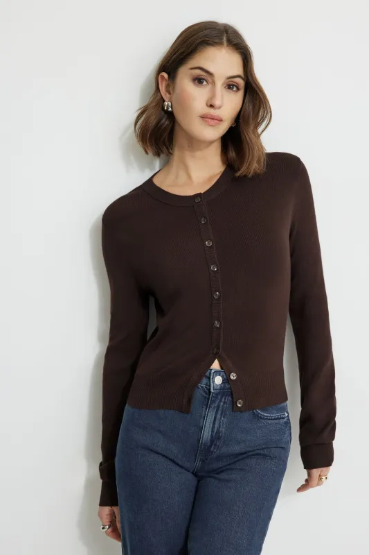 Rebecca Crewneck Cardigan sold by Dynamite