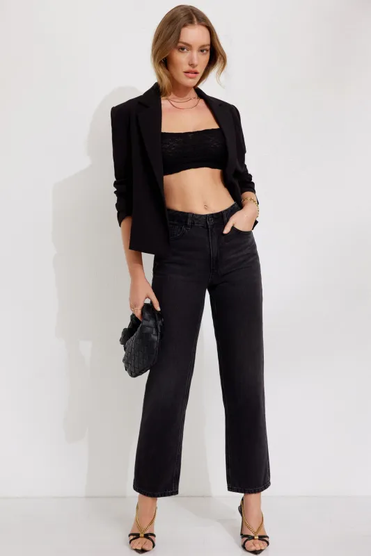 Justina Straight Leg Jeans sold by Dynamite